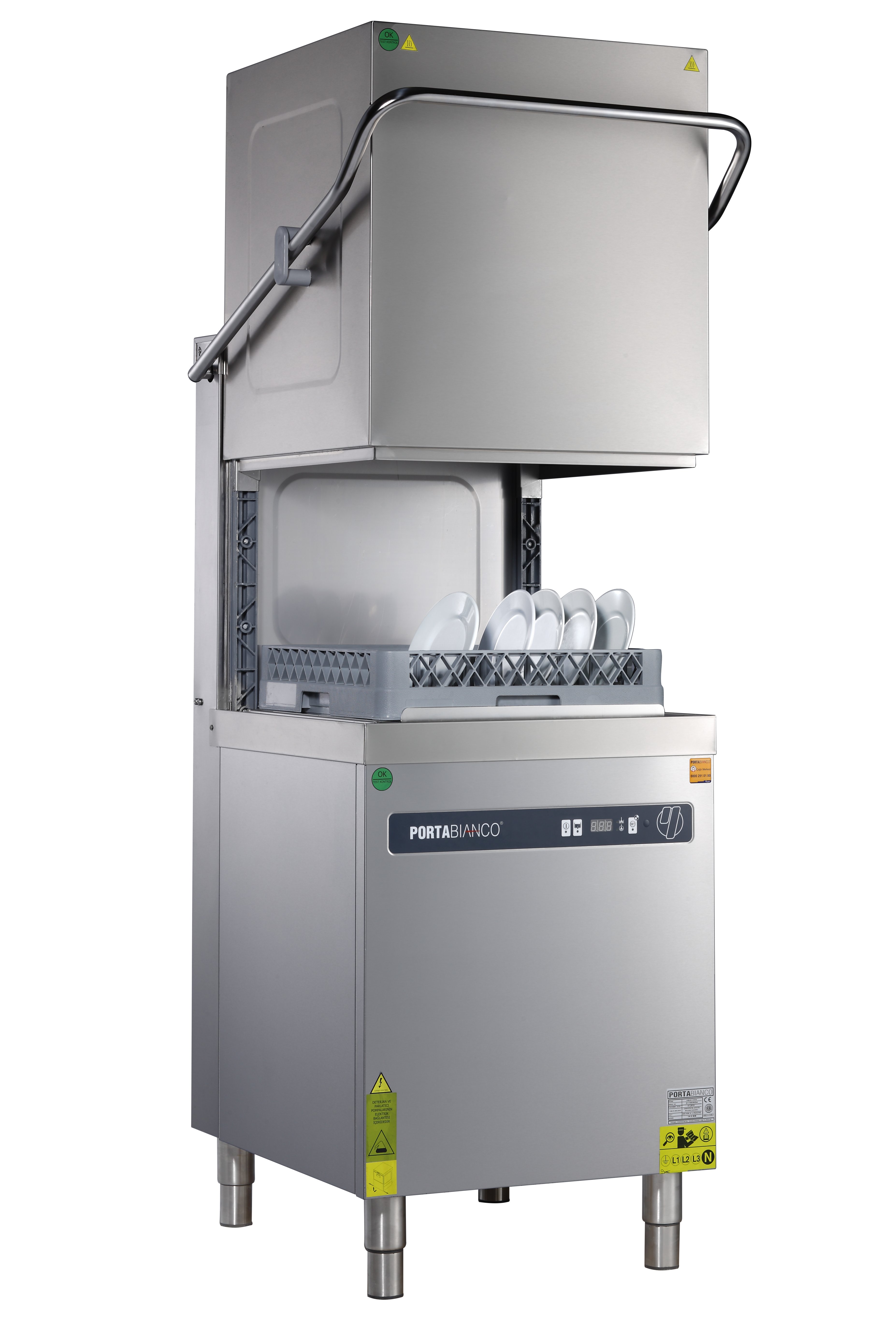 Промислова посудомийна машина купольна PORTABIANCO PBW1000DPT